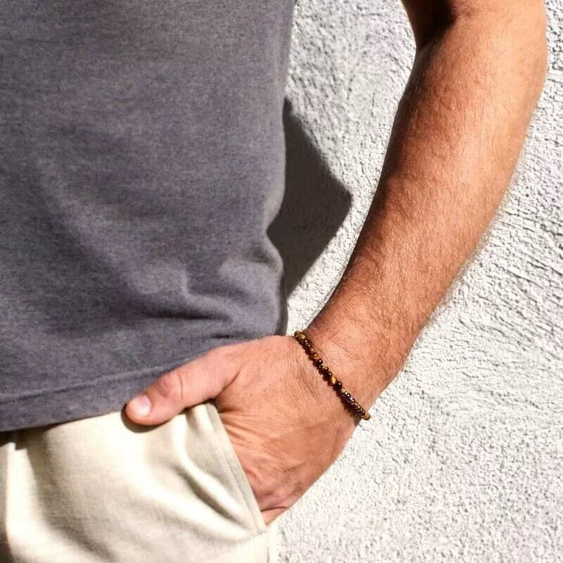 Tiger's Eye Men's Bracelet