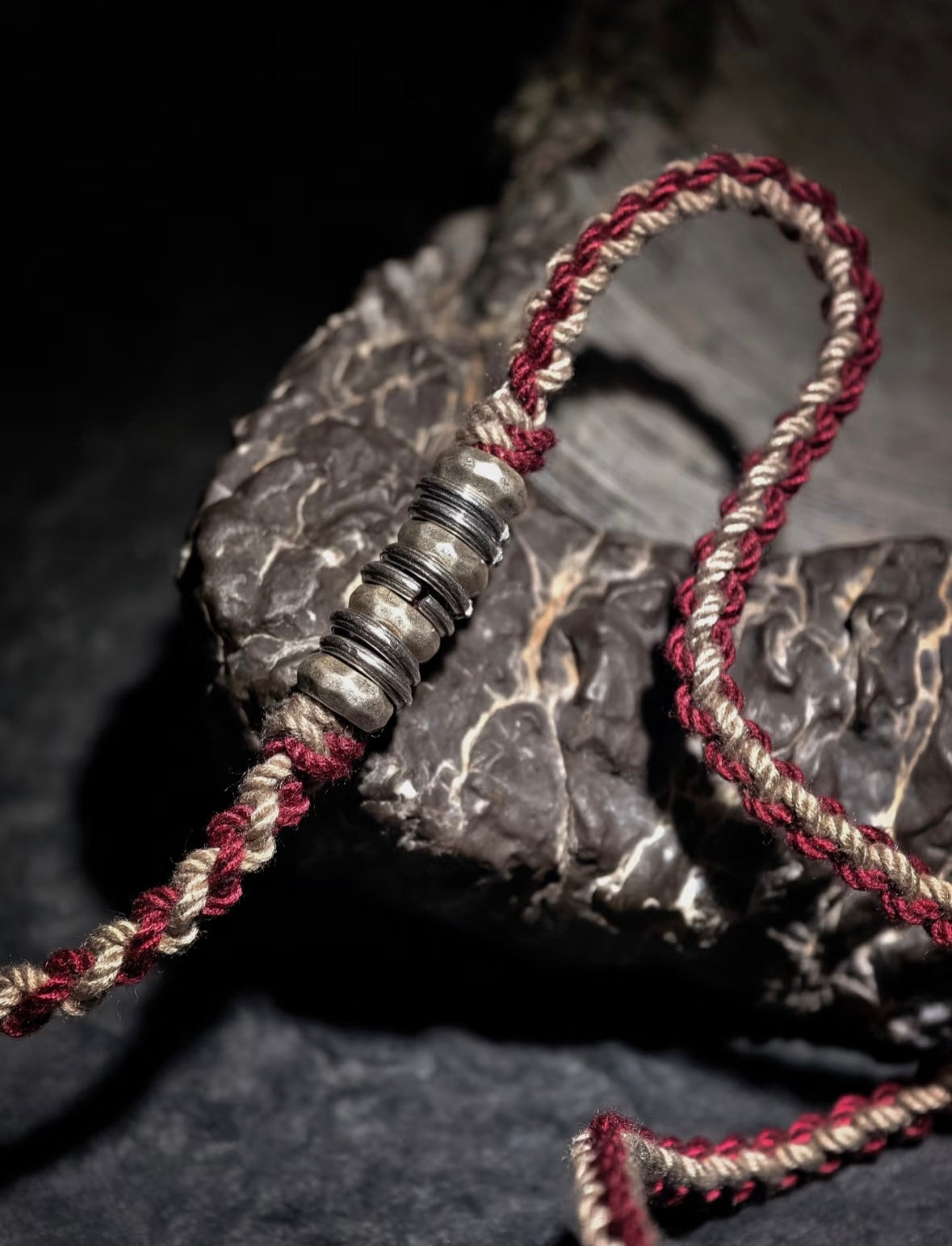 Protective & Blessing Tibetan Dzi 925 Sterling Silver Necklace
