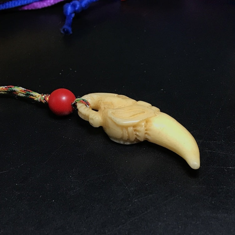 Tibetan Yak Bone Pendant Necklace(40.5mm)