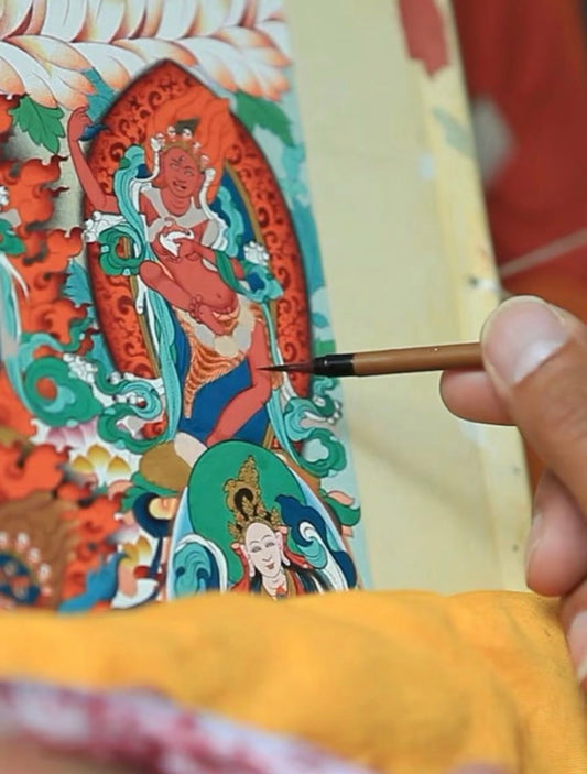 Unveiling Thangka Art—The Interweaving of Tradition and Spirituality