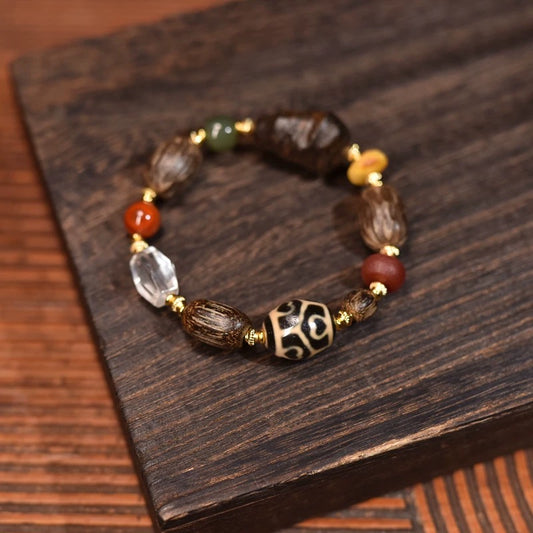 Tibetan Sacred Multi-Gem Mala Bracelet Ⅱ