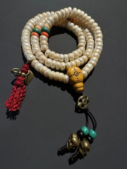 Healing Tibetan 108 Ancient Pearl Necklace(Bracelet)