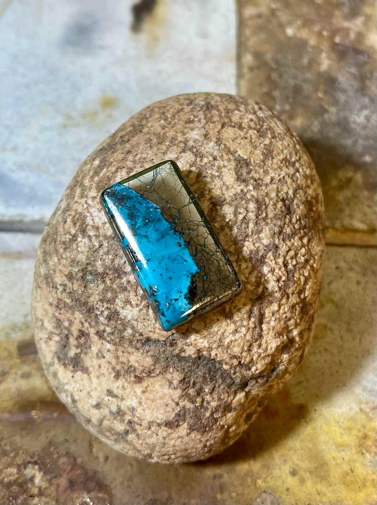 Avalanche of Soul: Turquoise & 925 Silver Statement Ring