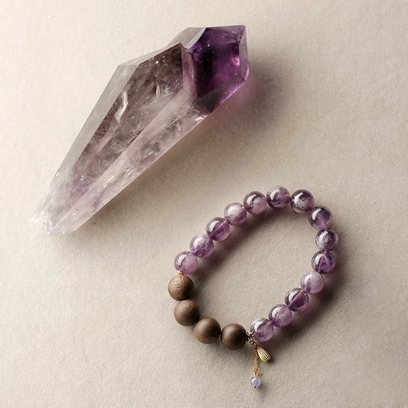 Super Seven Crystal & Agarwood Beads Healing Bracelet