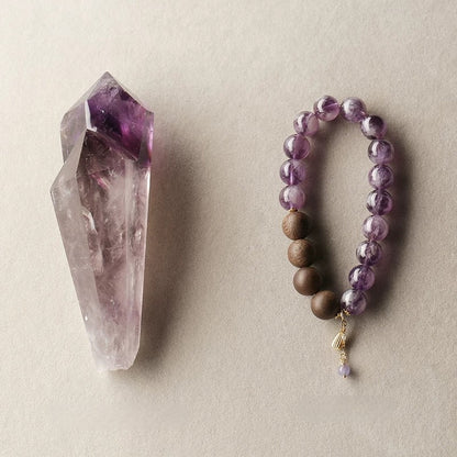 Super Seven Crystal & Agarwood Beads Healing Bracelet