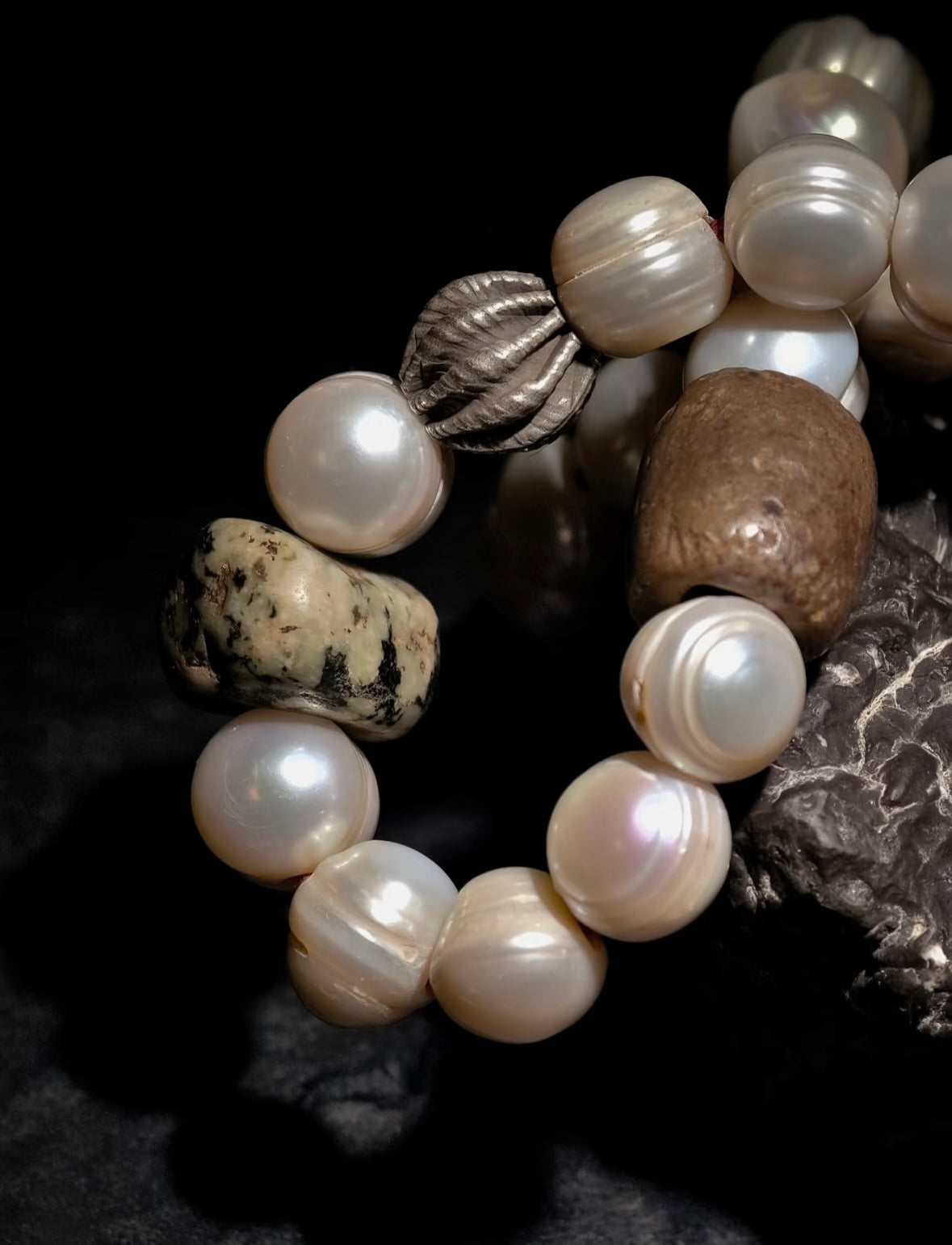 Spiritual & Energy Tibetan handmade antique pearl necklace