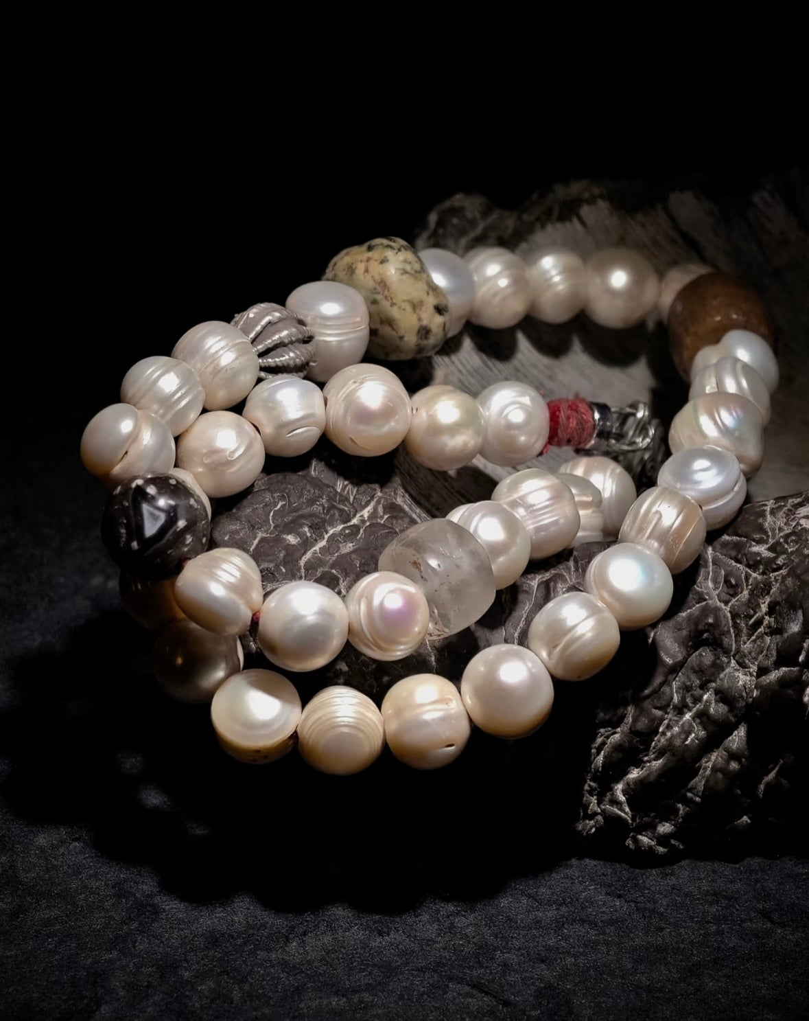 Spiritual & Energy Tibetan handmade antique pearl necklace