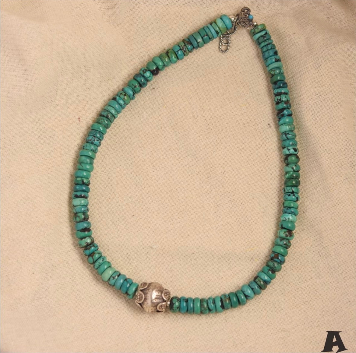 Handmade Tibetan Raw Turquoise Necklace