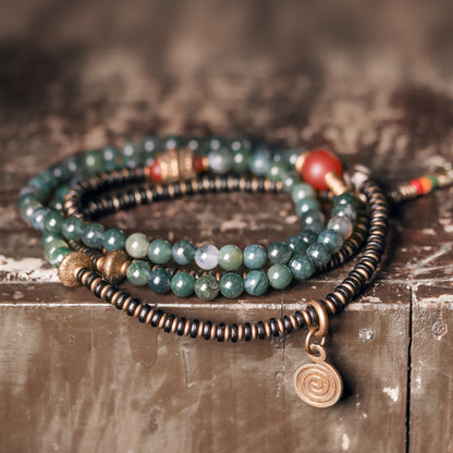 Tibetan Eternal Harmony Multi-Strand Bracelet