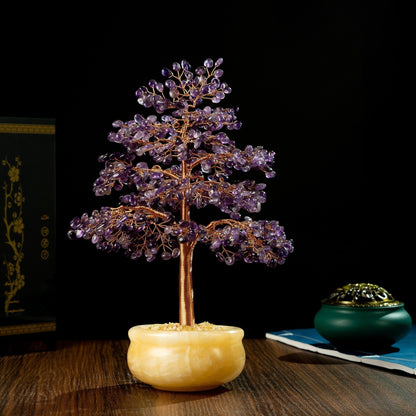 Healing Amethyst Feng Shui Tree