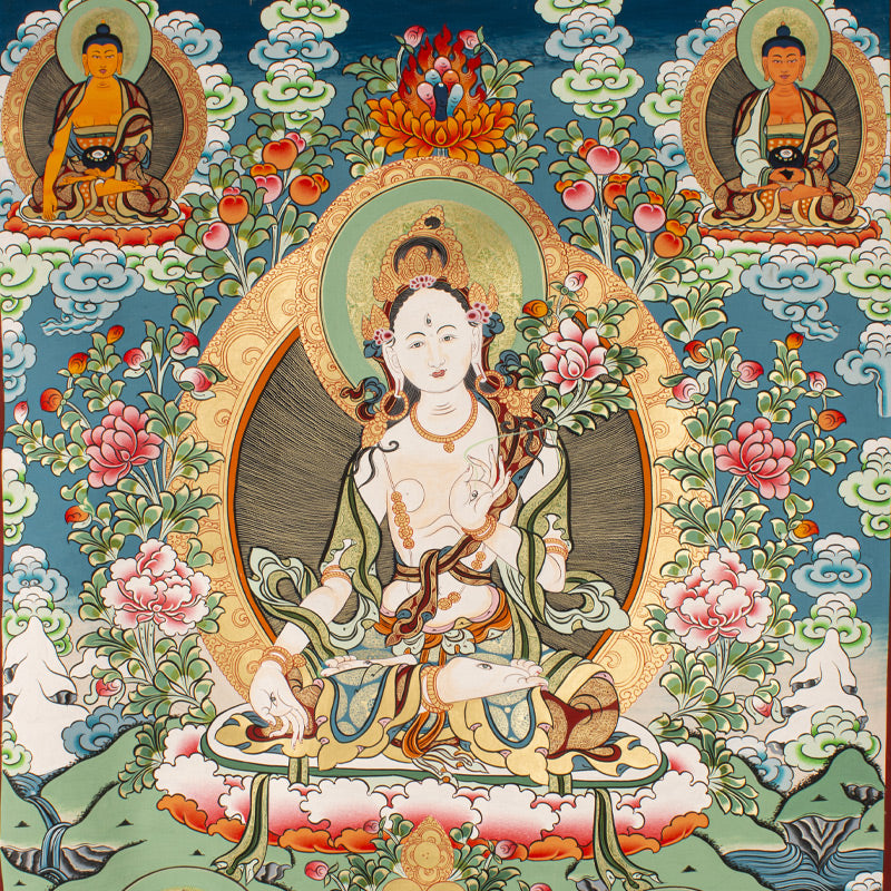 Sacred Green Tara Thangka: A Masterpiece of Tibetan Art