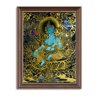 Sacred Green Tara Thangka: A Masterpiece of Tibetan Art