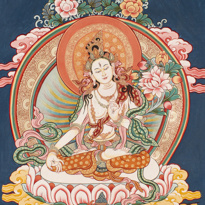 Sacred Green Tara Thangka: A Masterpiece of Tibetan Art