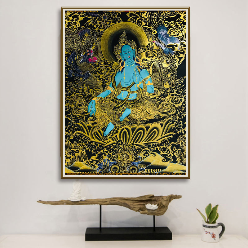 Sacred Green Tara Thangka: A Masterpiece of Tibetan Art