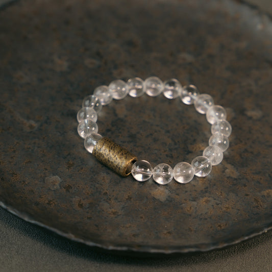 Tibetan Crystal Quartz Bracelet - Pure Mountain Essence